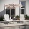 Flash Furniture Monterey 3-Pc Adirondack Set w/2 Adjustable HDPE Loungers w/Cup Holders and Folding Side Table, Wht LE-HMP-2017-2-T1620H-WT-GG - alternate 6
